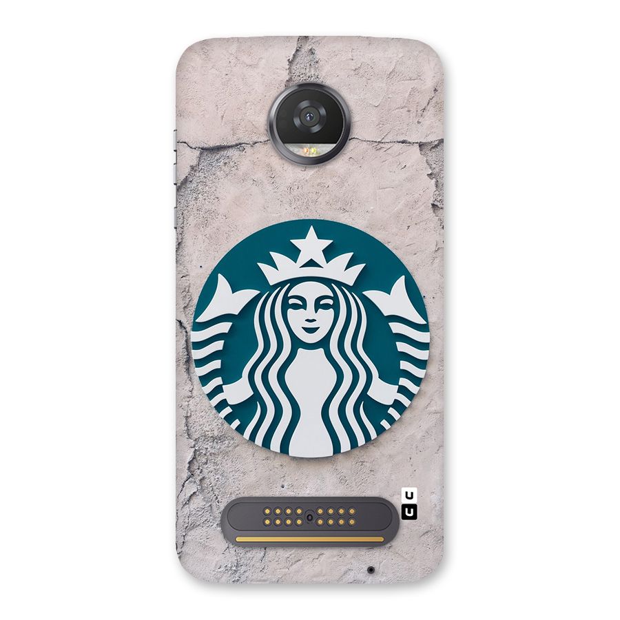 Wall StarBucks Back Case for Moto Z2 Play