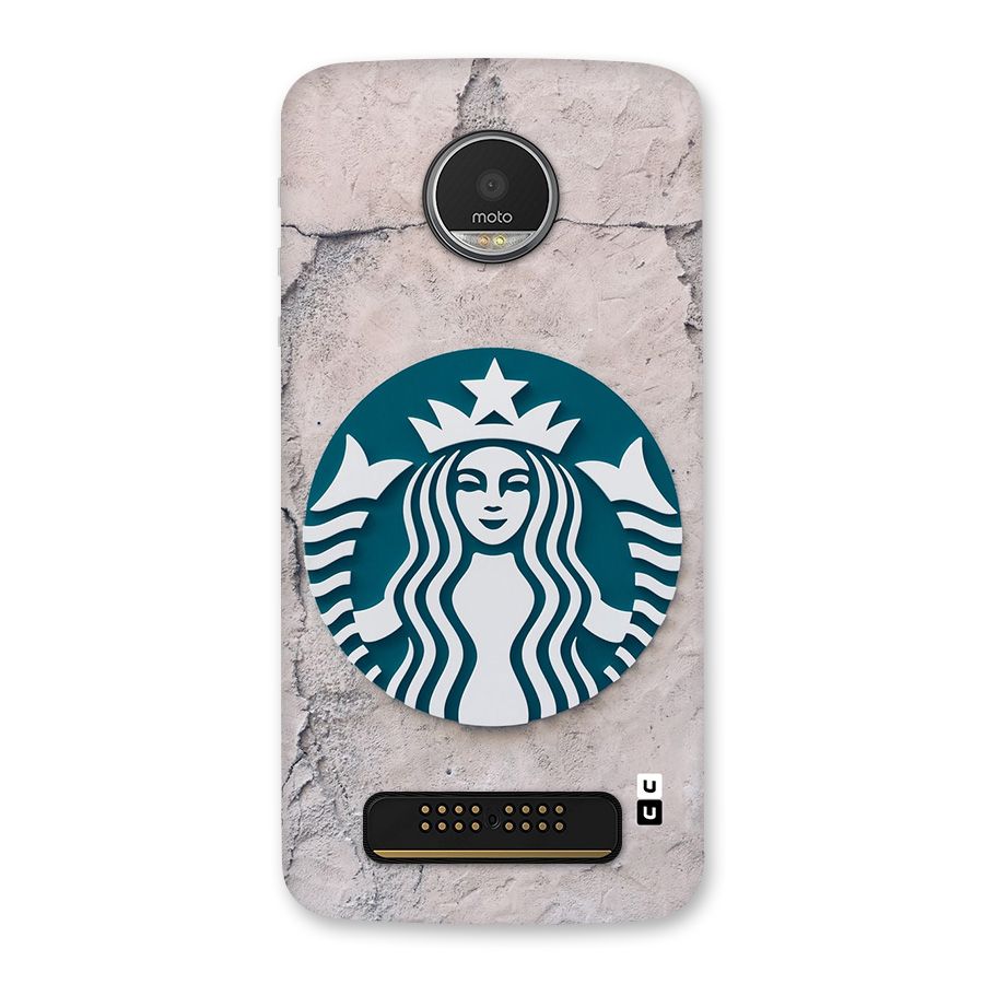 Wall StarBucks Back Case for Moto Z Play