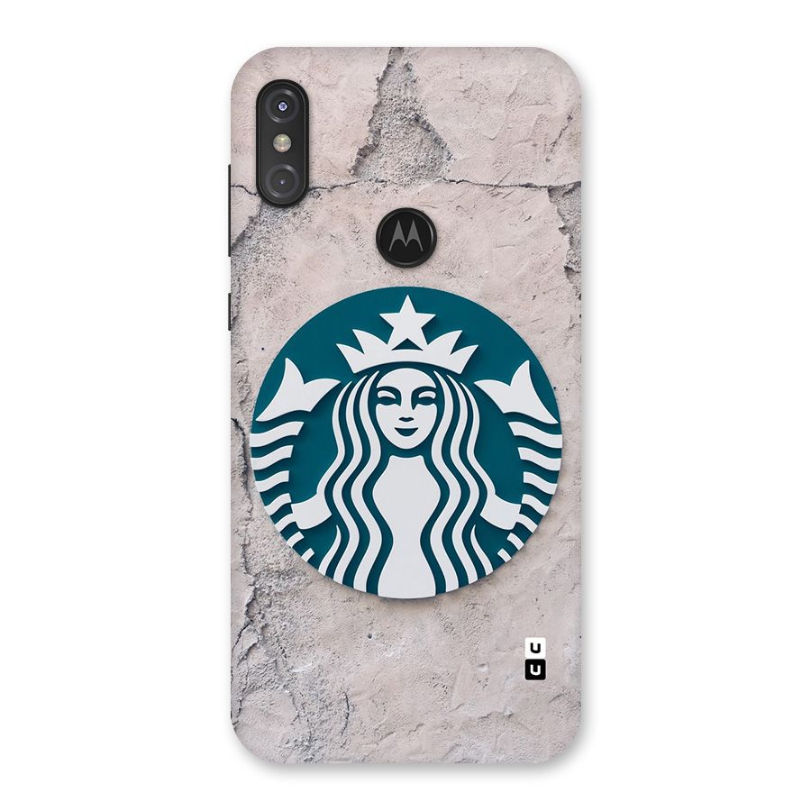 Wall StarBucks Back Case for Motorola One Power