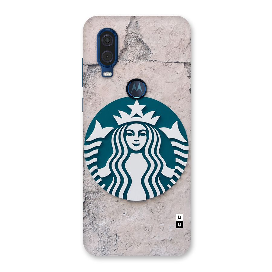 Wall StarBucks Back Case for Motorola One Vision