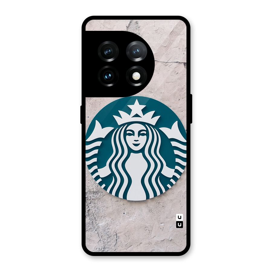 Wall StarBucks Glass Back Case for OnePlus 11