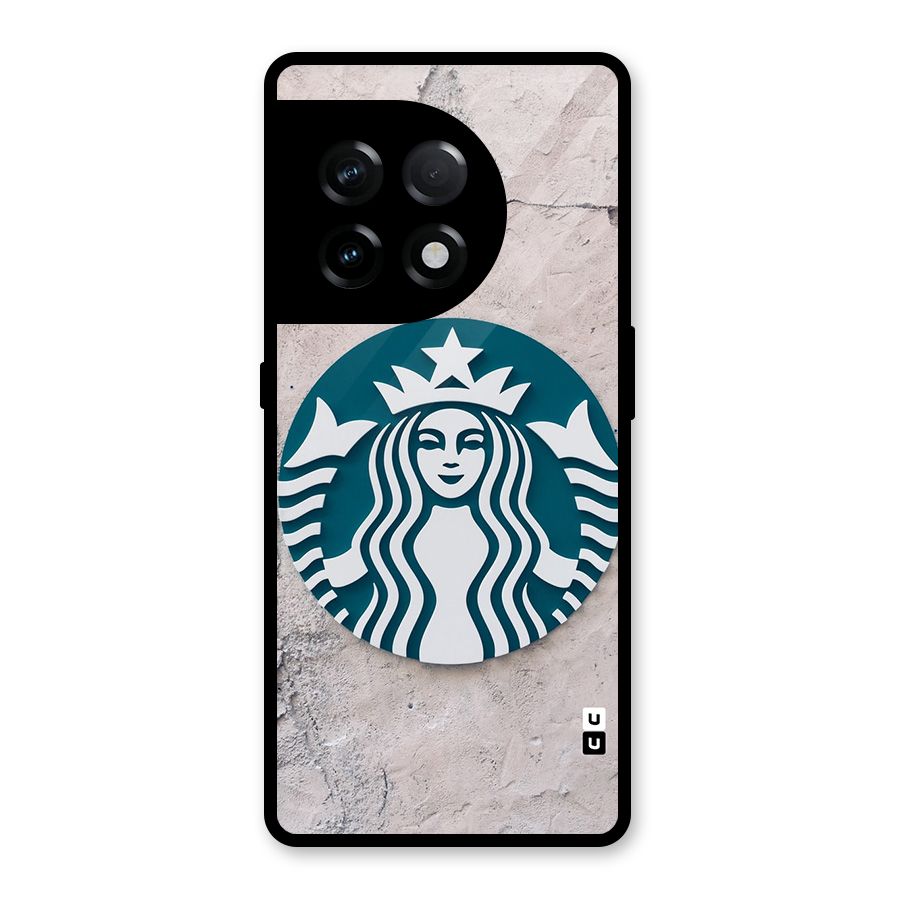 Wall StarBucks Glass Back Case for OnePlus 11R