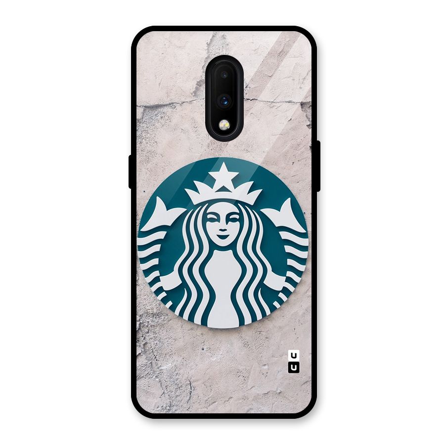 Wall StarBucks Glass Back Case for OnePlus 7
