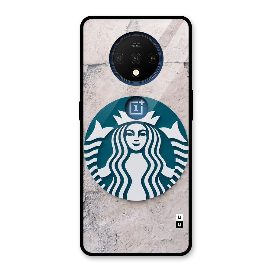 Wall StarBucks Glass Back Case for OnePlus 7T