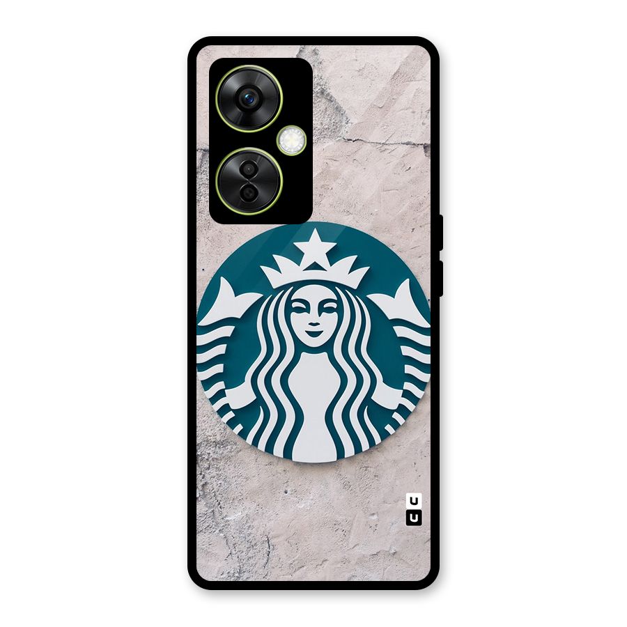 Wall StarBucks Glass Back Case for OnePlus Nord CE 3 Lite