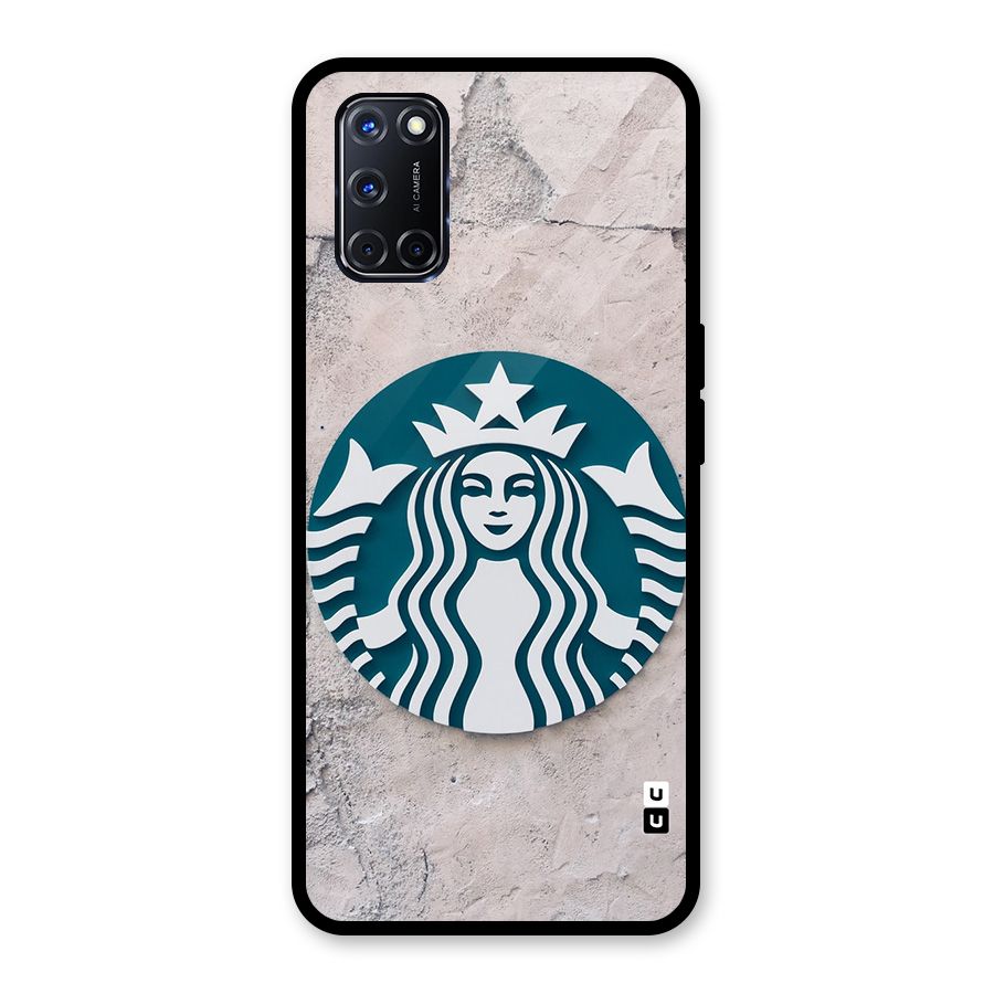 Wall StarBucks Glass Back Case for Oppo A52
