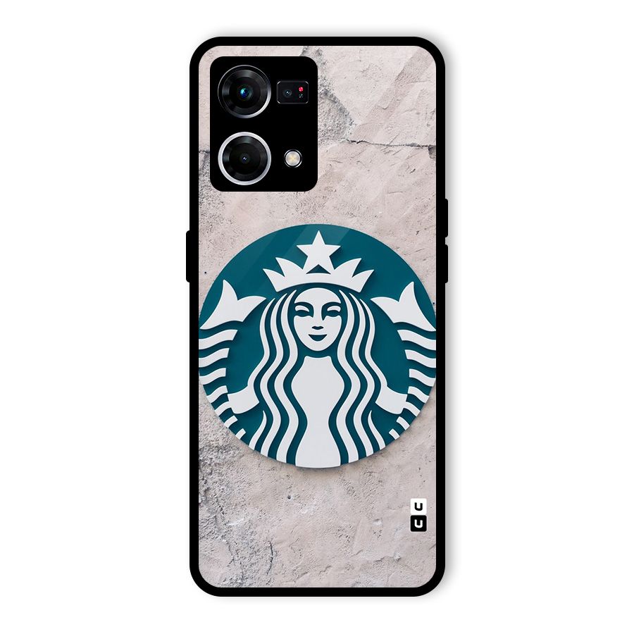 Wall StarBucks Glass Back Case for Oppo F21 Pro 5G