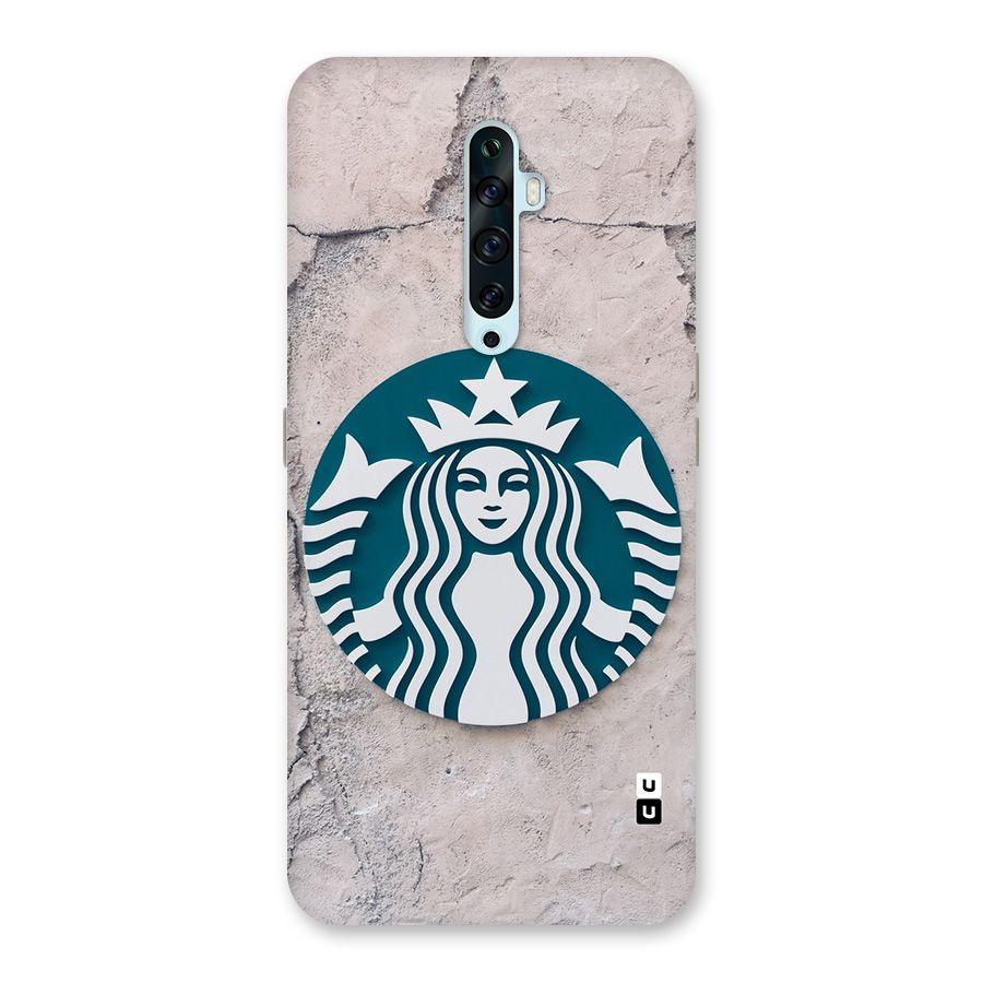 Wall StarBucks Glass Back Case for Oppo Reno2 F