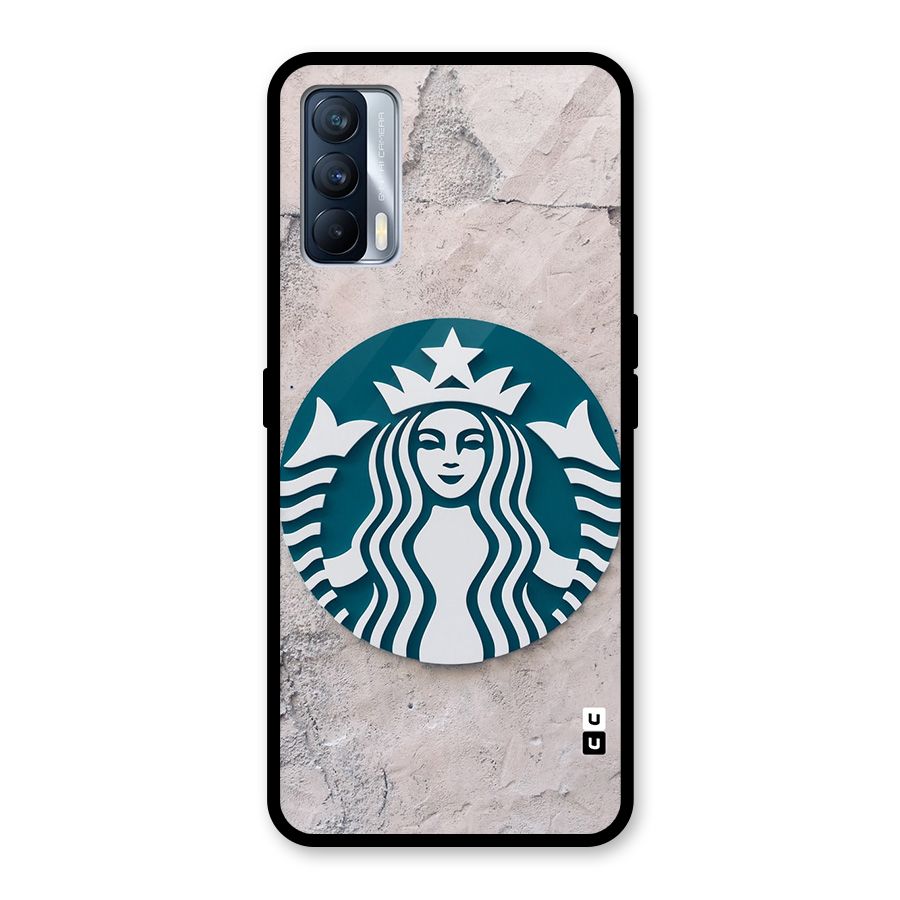Wall StarBucks Glass Back Case for Realme X7