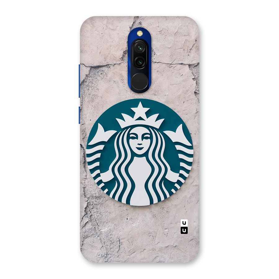 Wall StarBucks Glass Back Case for Redmi 8