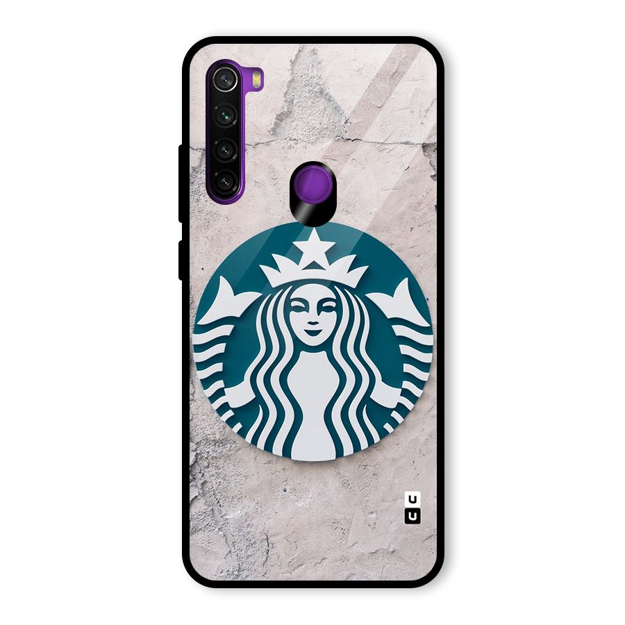 Wall StarBucks Glass Back Case for Redmi Note 8