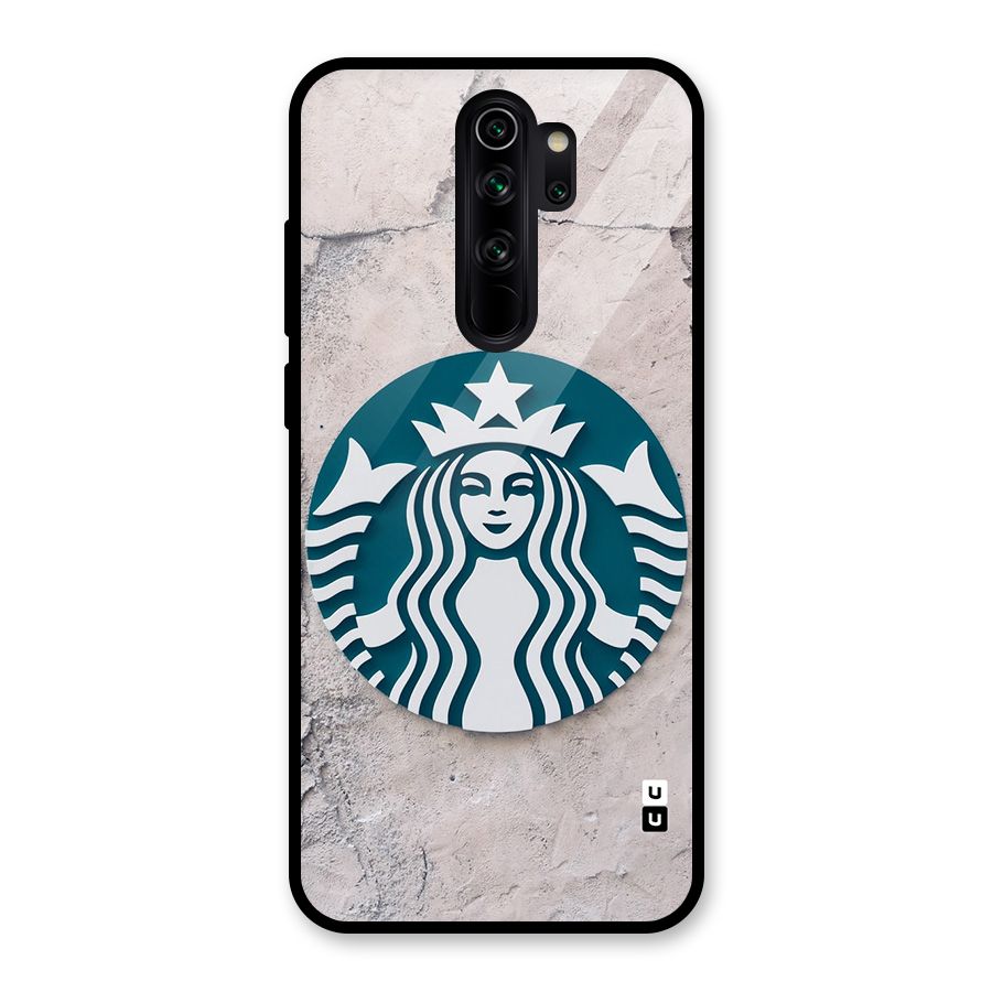 Wall StarBucks Glass Back Case for Redmi Note 8 Pro