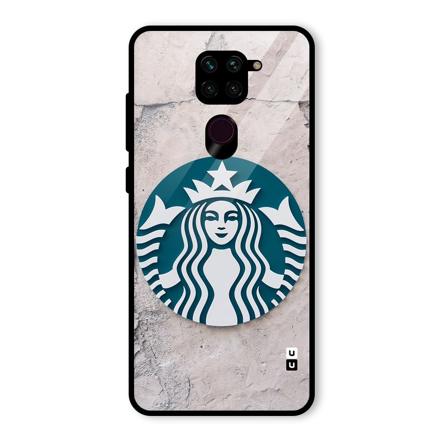 Wall StarBucks Glass Back Case for Redmi Note 9