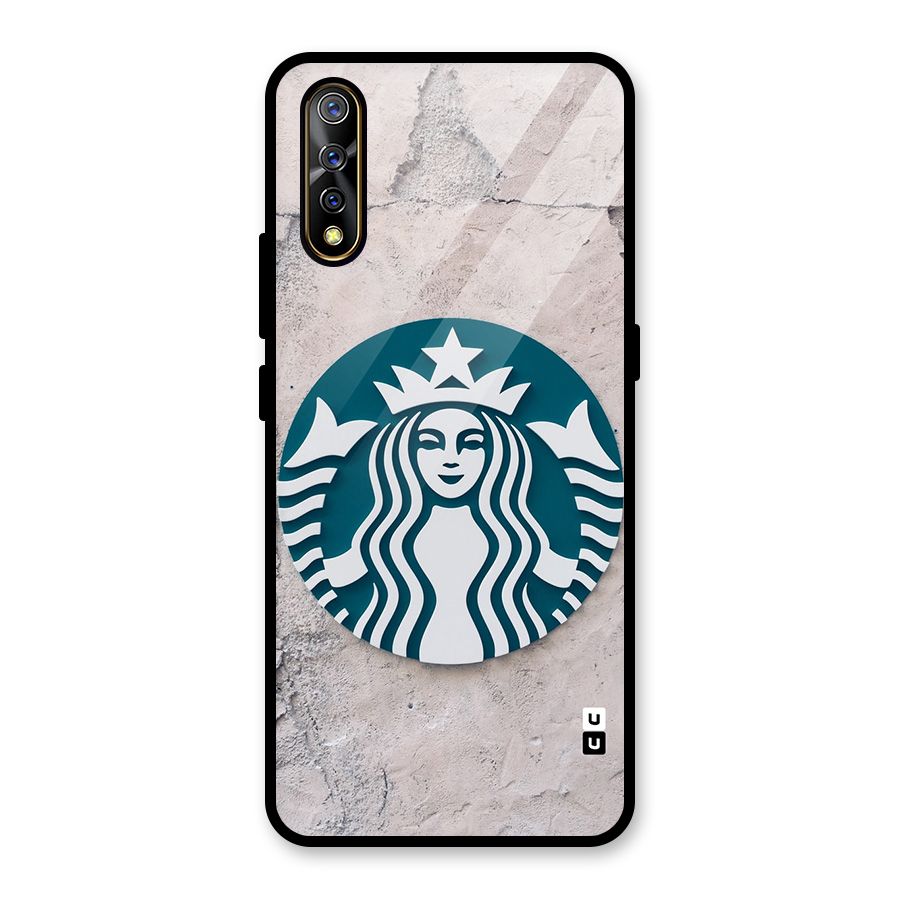 Wall StarBucks Glass Back Case for Vivo S1
