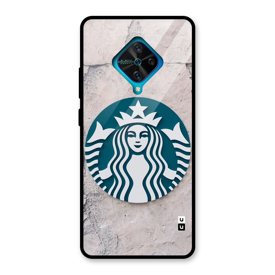 Wall StarBucks Glass Back Case for Vivo S1 Pro