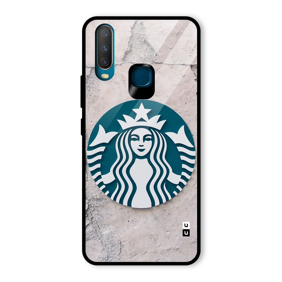 Wall StarBucks Glass Back Case for Vivo U10