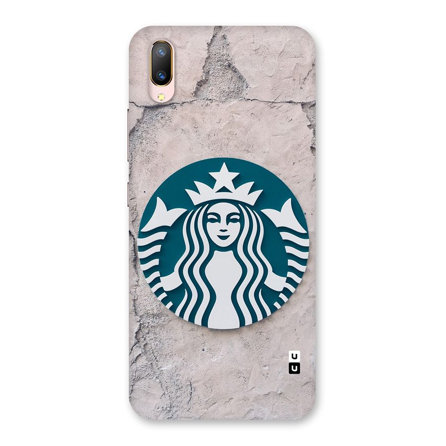 Wall StarBucks Glass Back Case for Vivo V11 Pro
