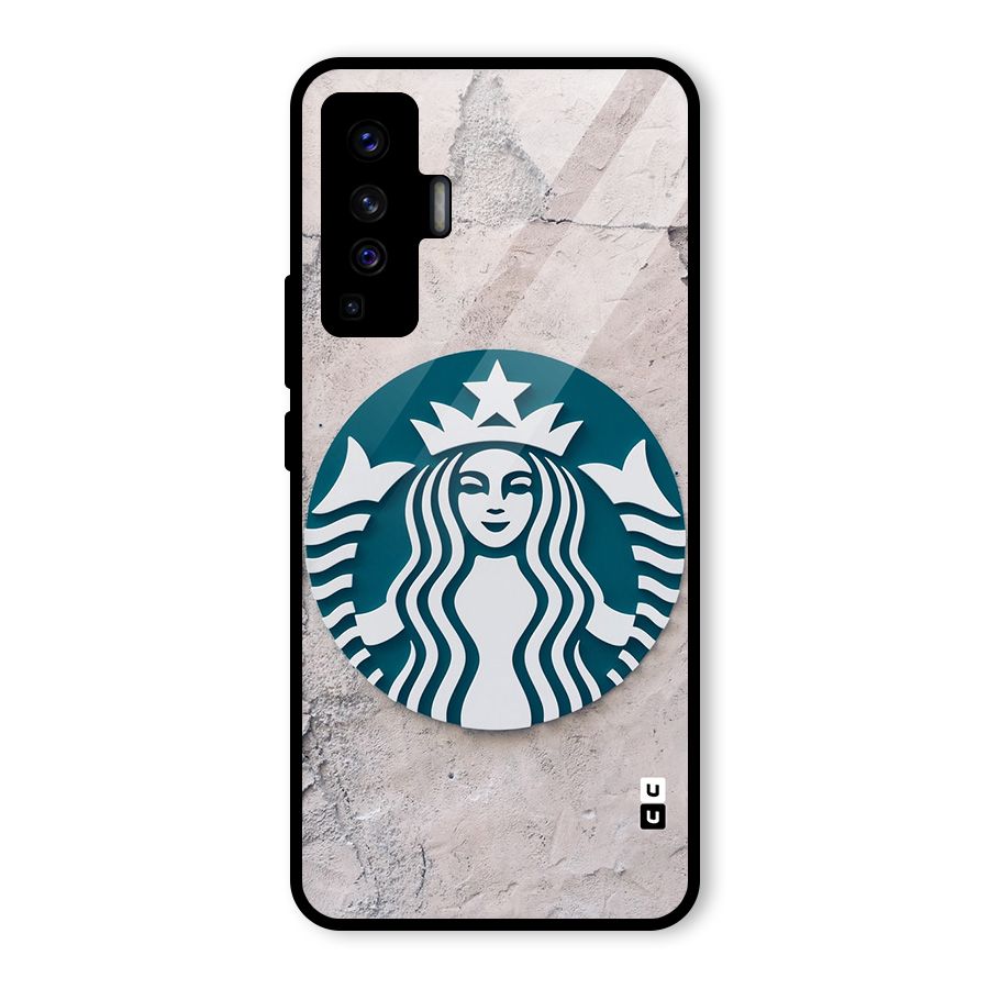 Wall StarBucks Glass Back Case for Vivo X50