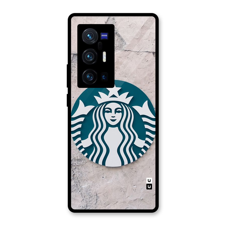 Wall StarBucks Glass Back Case for Vivo X70 Pro Plus