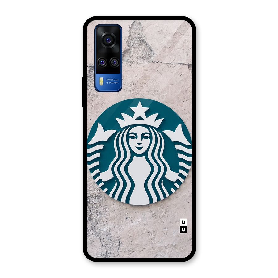 Wall StarBucks Glass Back Case for Vivo Y31