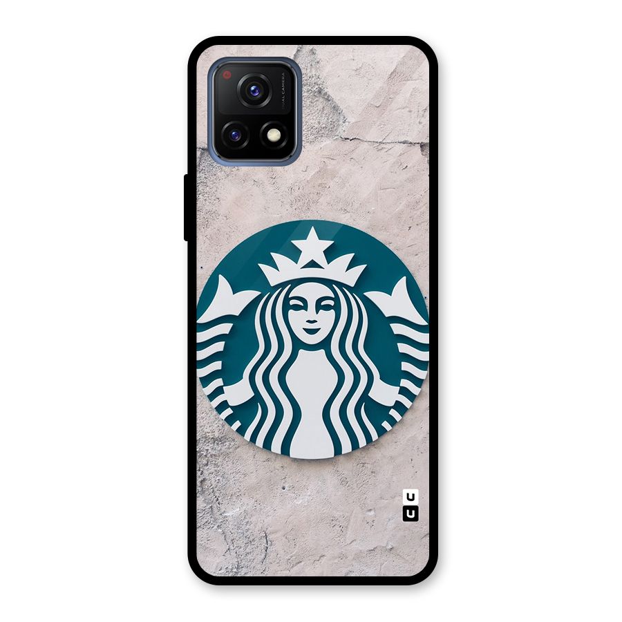 Wall StarBucks Glass Back Case for Vivo Y72 5G