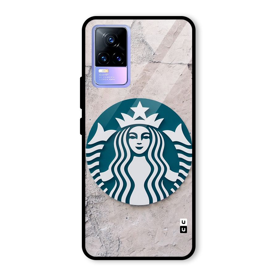 Wall StarBucks Glass Back Case for Vivo Y73