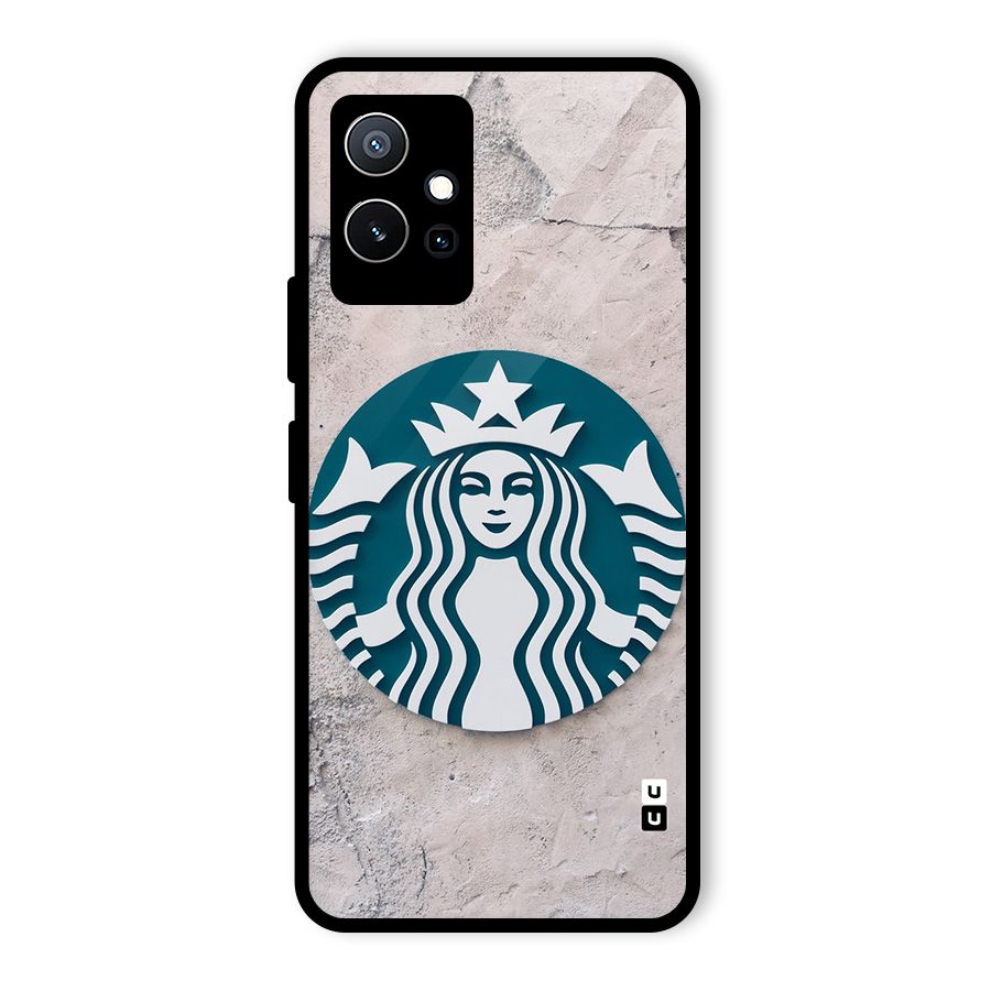 Wall StarBucks Glass Back Case for Vivo Y75 5G