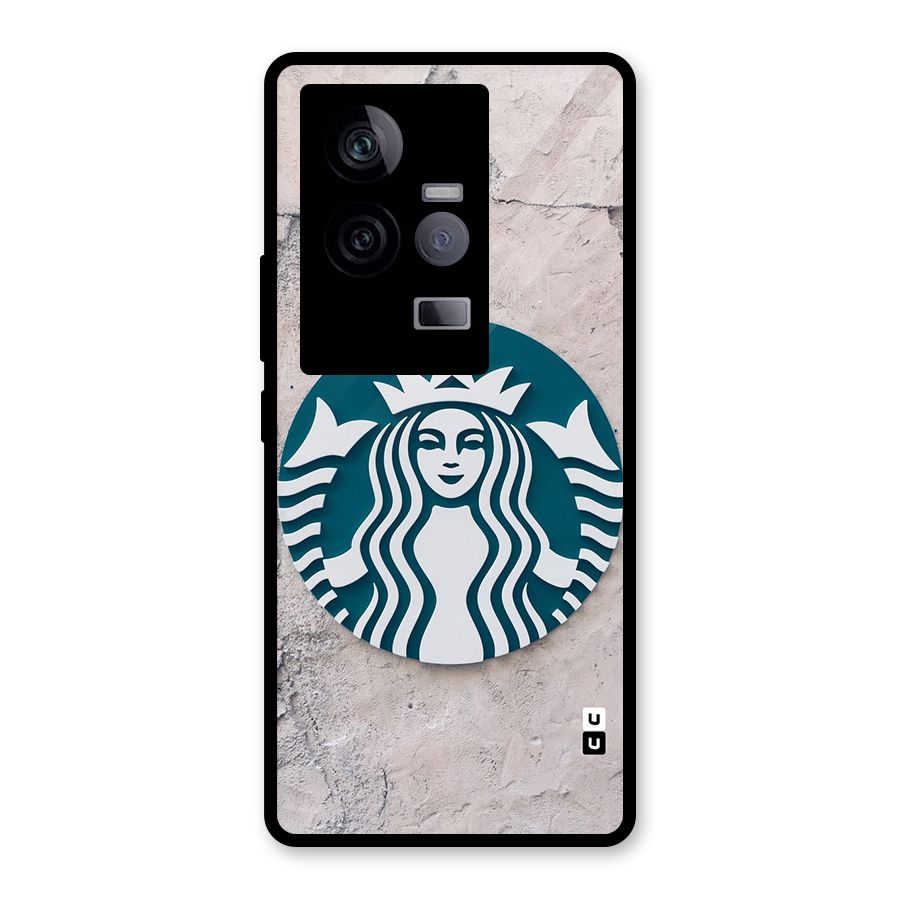Wall StarBucks Glass Back Case for Vivo iQOO 11 5G