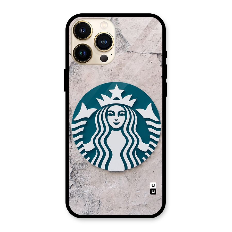 Wall StarBucks Glass Back Case for iPhone 13 Pro Max