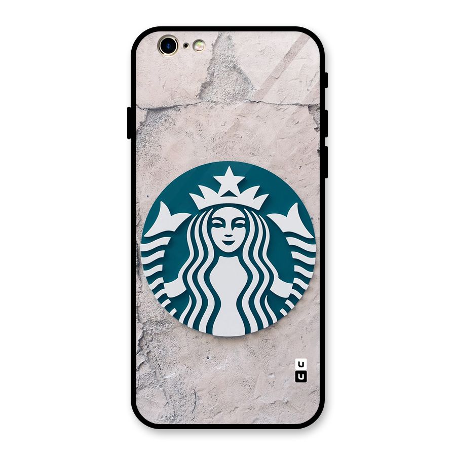 Wall StarBucks Glass Back Case for iPhone 6 6S