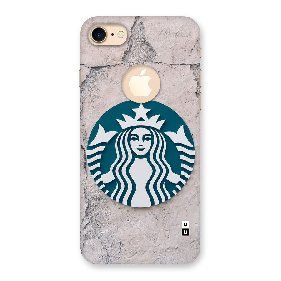 Wall StarBucks Back Case for iPhone 7 Logo Cut