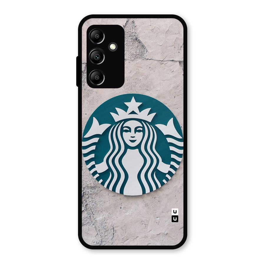Wall StarBucks Metal Back Case for Galaxy A14 5G