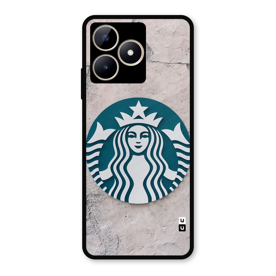 Wall StarBucks Metal Back Case for Realme C53