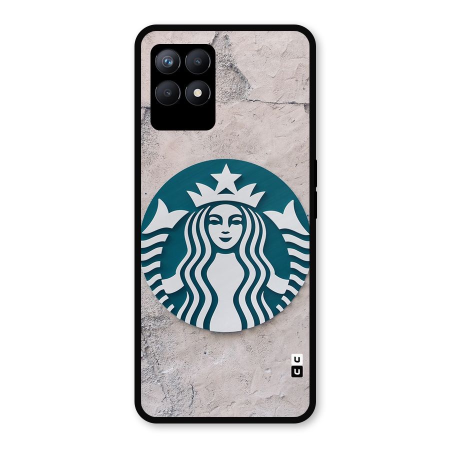 Wall StarBucks Metal Back Case for Realme Narzo 50