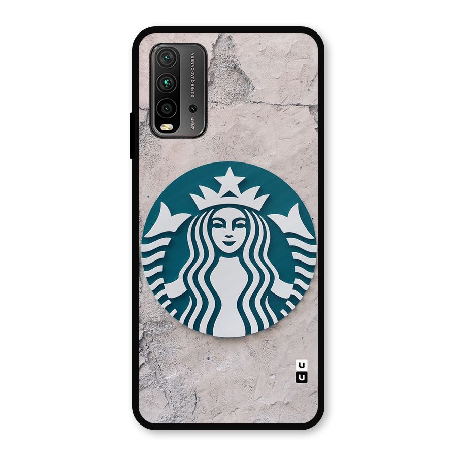 Wall StarBucks Metal Back Case for Redmi 9 Power