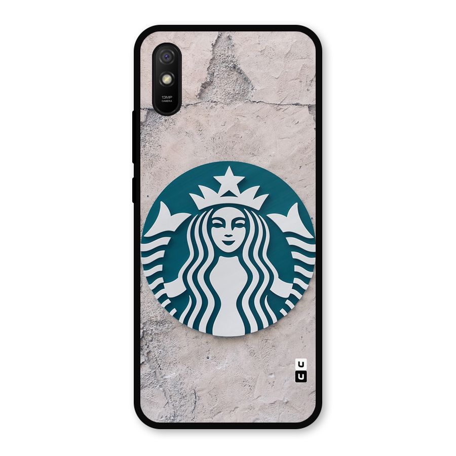 Wall StarBucks Metal Back Case for Redmi 9a
