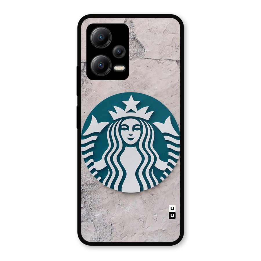 Wall StarBucks Metal Back Case for Redmi Note 12 5G