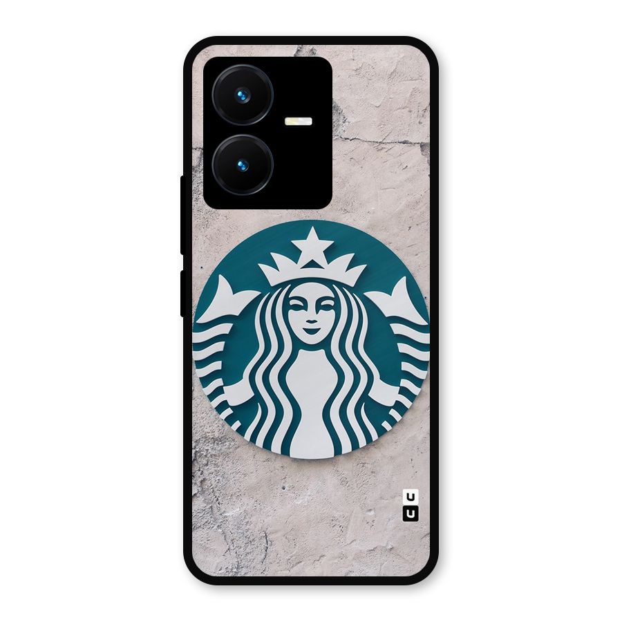 Wall StarBucks Metal Back Case for Vivo Y22