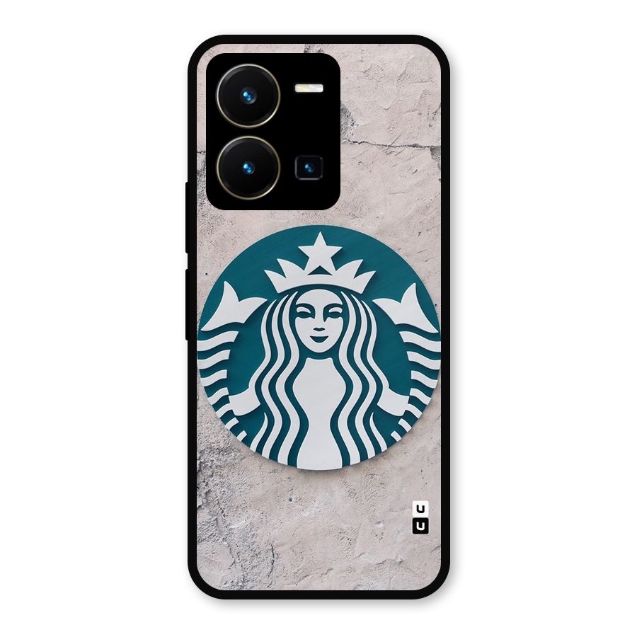 Wall StarBucks Metal Back Case for Vivo Y35