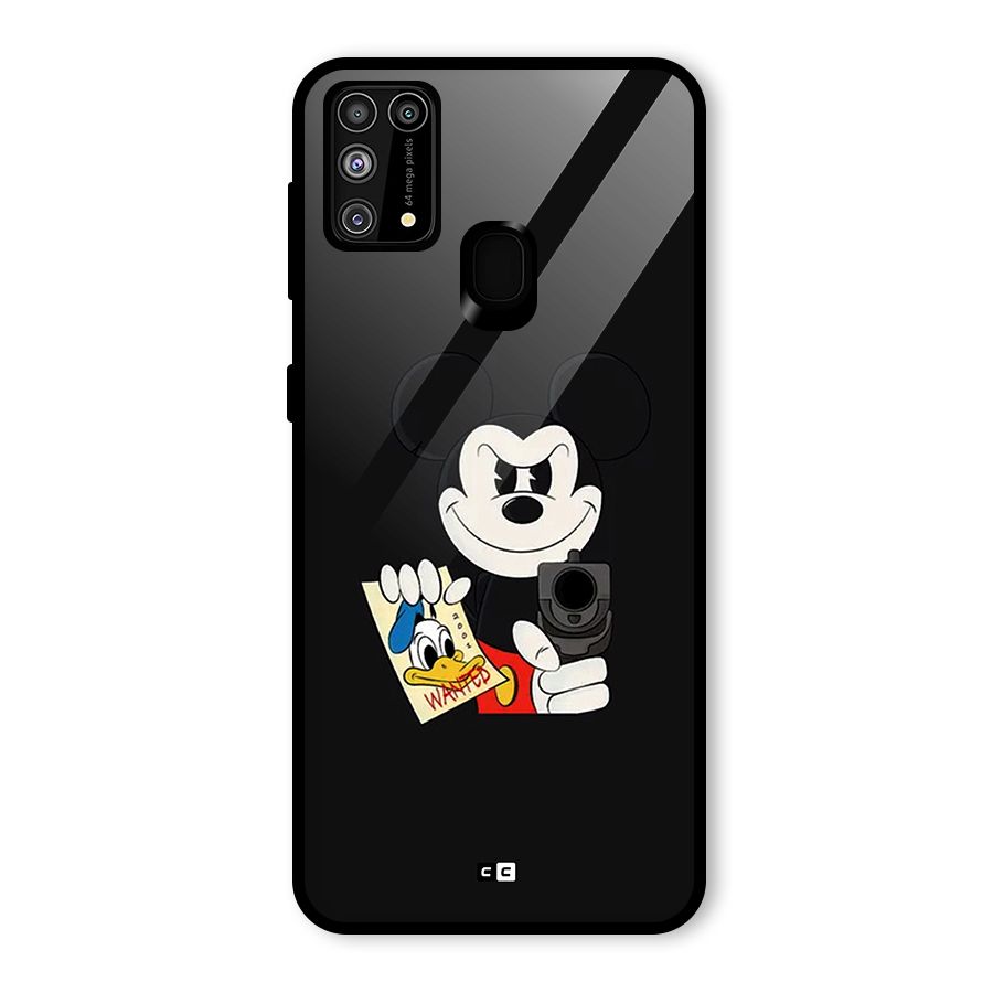 Wanted Duck Glass Back Case for Galaxy M31