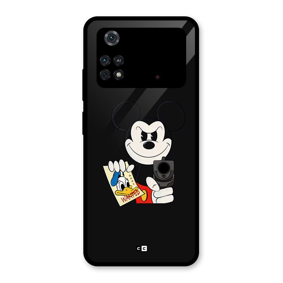 Wanted Duck Glass Back Case for Poco M4 Pro 4G