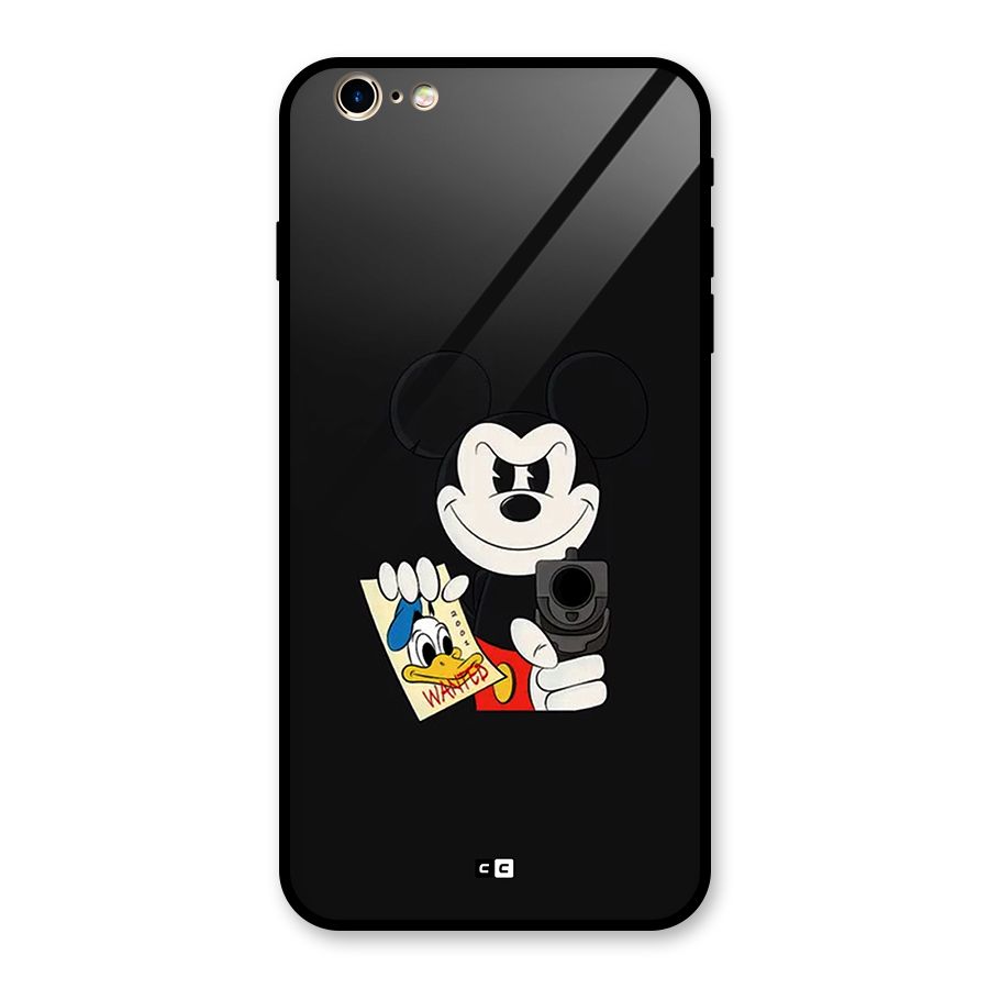 Wanted Duck Glass Back Case for iPhone 6 Plus 6S Plus
