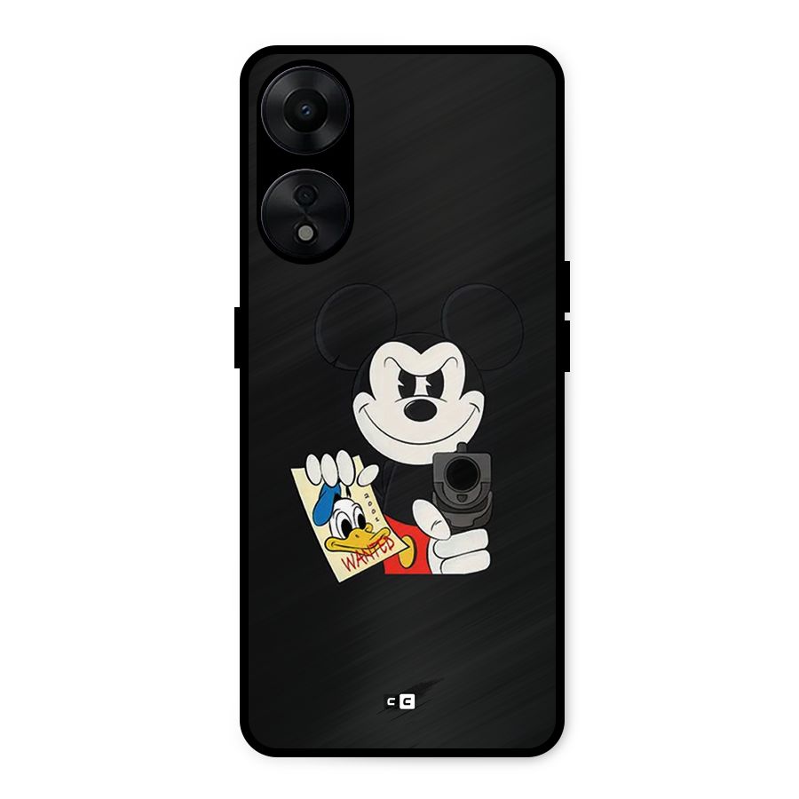 Wanted Duck Metal Back Case for Oppo A78 5G