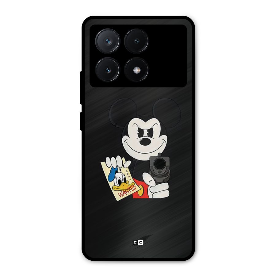 Wanted Duck Metal Back Case for Poco X6 Pro