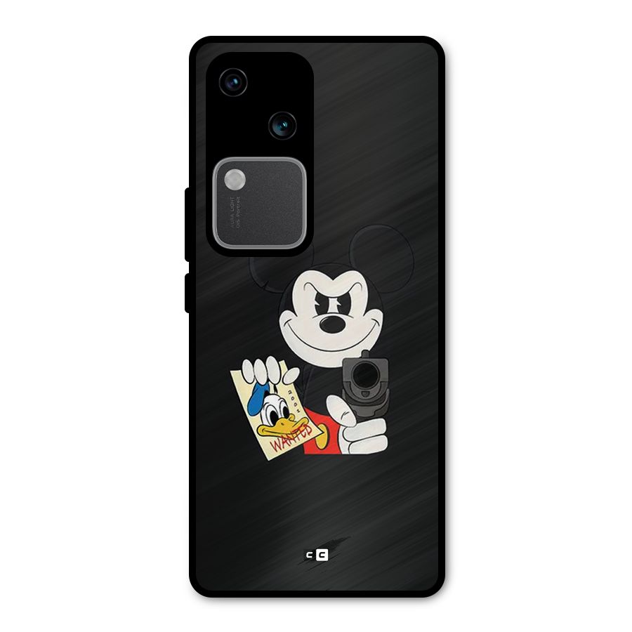 Wanted Duck Metal Back Case for Vivo V30 Pro