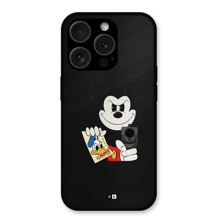 Wanted Duck Metal Back Case for iPhone 15 Pro