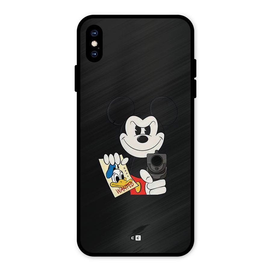 Wanted Duck Metal Back Case for iPhone XS Max