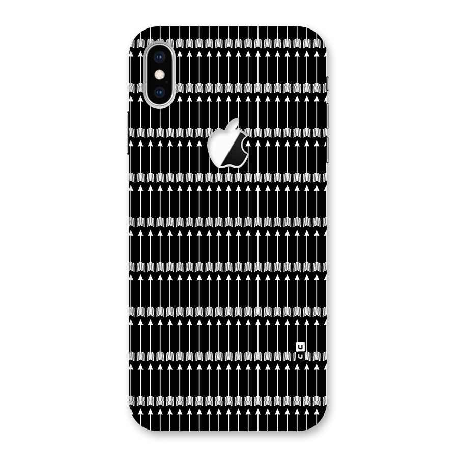 War Arrows Back Case for iPhone XS Max Apple Cut