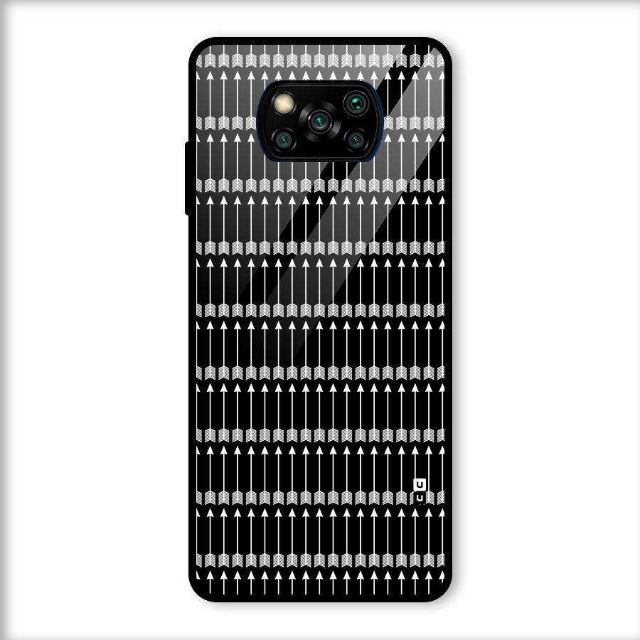 War Arrows Glass Back Case for Poco X3