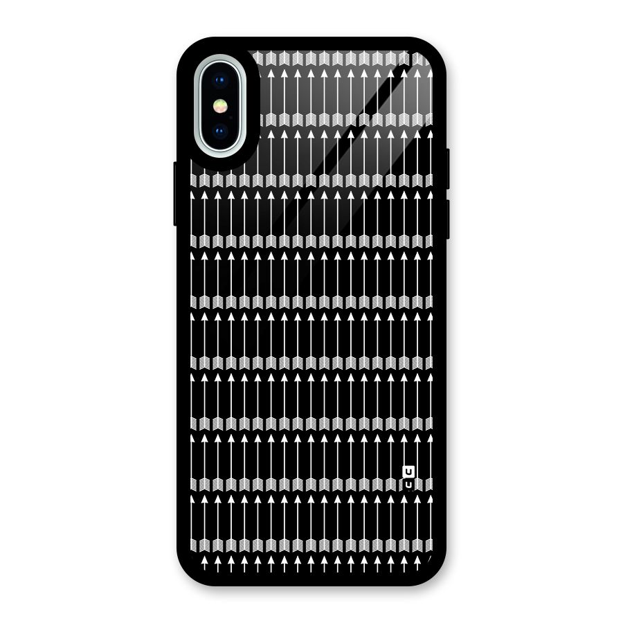 War Arrows Glass Back Case for iPhone XS